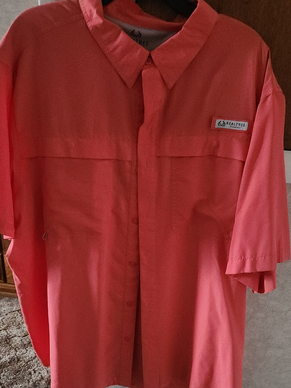 Men's 2XL Realtree Coral Short-Sleeve Button Fishing Shirt List #3